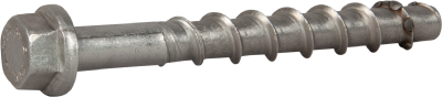 CONCRETE SCREW EUS2-HF, HEX HEAD WITH FLANGE, STAINLESS STEEL A4