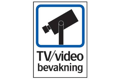 Kiinteistöopasteet TV/video-valvonta