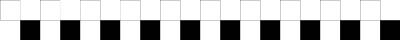 Kontrastmarkering Glasytor rutor svart/vit