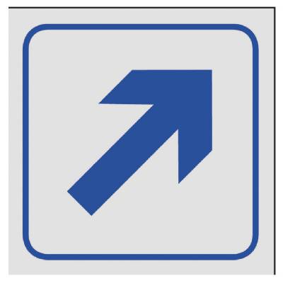 Symbol sign Arrow diagonal
