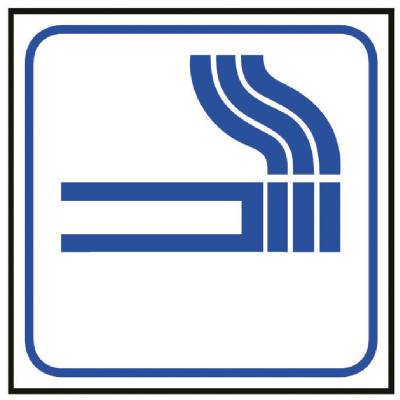 Symboli Tupakointi sallittu