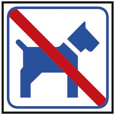 Pictogram No dogs allowed