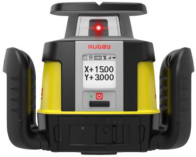 Pyörivä laser Leica Rugby CLA ja CLX 500