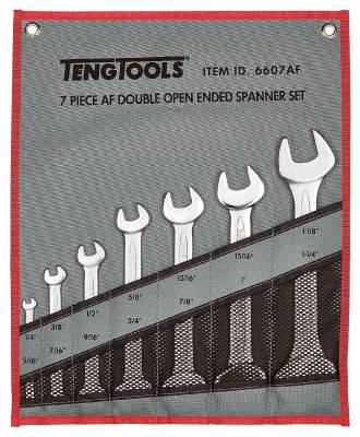 Set of fixed spanners Teng Tools 6607AF