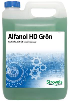 Rengjøringsmiddel Alfanol HD Grön Strovels