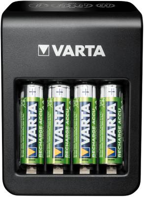 Batteriladdare för vägguttag med LCD-display Varta