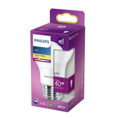 LED bulb E27 frosted Philip