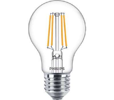 LED classic bulb E27 clear Philips