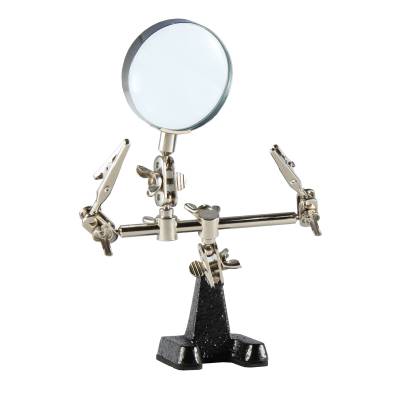 Holder with magnifier glass for soldering Weller