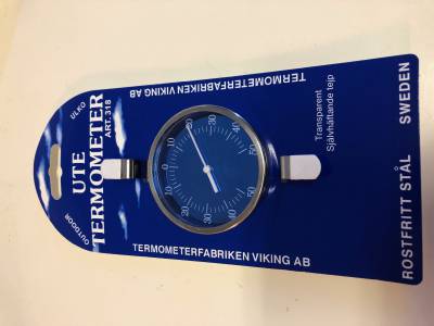 Thermometer indoor / outdoor  Termometerfabriken Viking