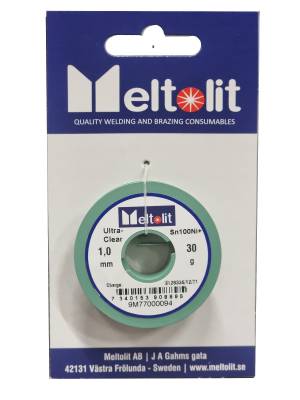Soldering wire SN100 + RA Meltolit for fine mechanics and electronics