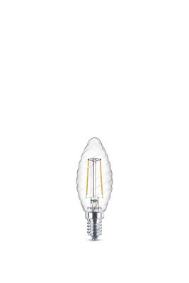 LED candle ST35 E14 clear Philips