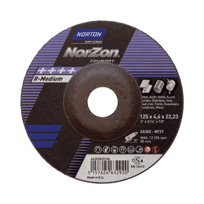 Navrondell för vinkelslipmaskiner Norton Norzon III Foundry