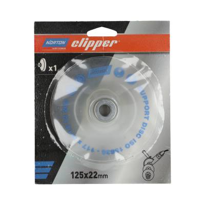 Base plate for fibre discs M14 Clipper Norton