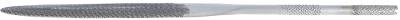 Nålefilskniv halvrund hugget 2-160 mm Bludan