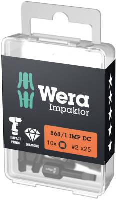 Bitspakke 868/1 IMP DC  4-kantet Wera