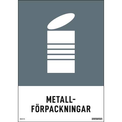 Ympäristöopaste Metallipakkaukset