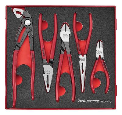 5 piece set of pliers. Teng Tools TED441Q