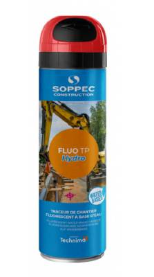 Märkfärg Soppec Fluo TP hydro 500 ml, fluorescerande