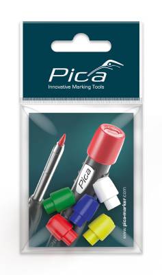 Färgade lock för Pica Dry-sats
