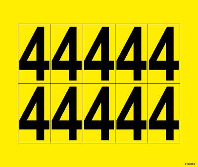 Decal Stock labelling Unigraphics Numbers