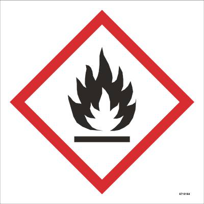 Sign Unigraphics Chemical hazards Flammable substances