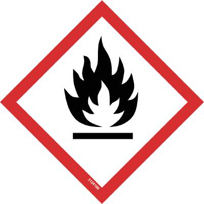 Decal Unigraphics Chemical hazards CLP Flammable