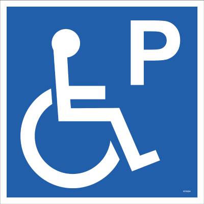 Parking sign Unigraphics Disabled parking