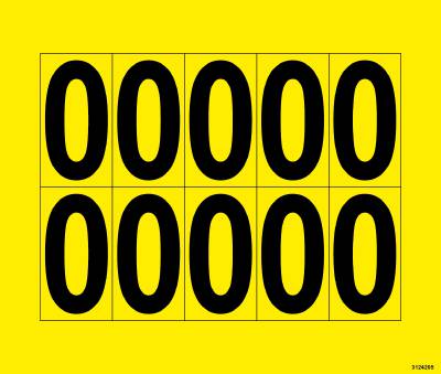 Decal Stock labelling Unigraphics Numbers