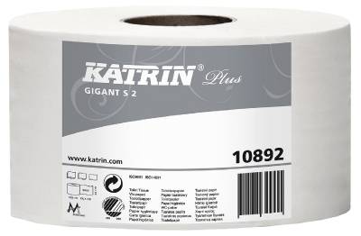 Toiletpapir Katrin Plus Gigant S 2 og M 2