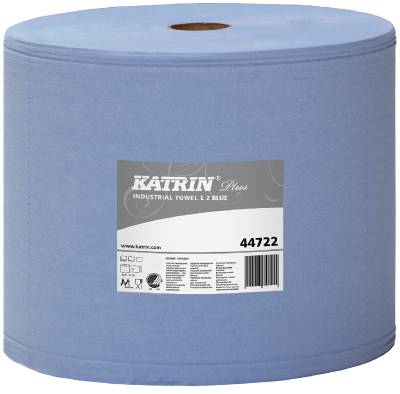 Paperipyyhe Katrin Plus L 2 sininen