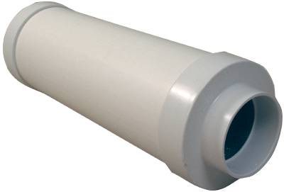 Exhaust sound attenuator central vacuum cleaner Flexit