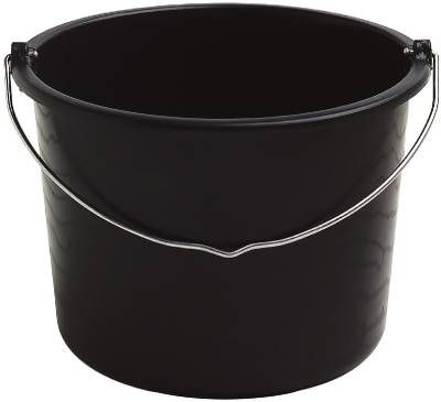 Bucket 12 and 20 litres, black