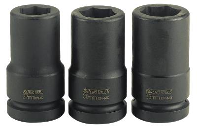 Impact socket. With 1' square drive. Teng Tools 910627R / 910633R