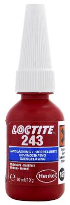 Gjengelåsing middels sterkt Loctite 243