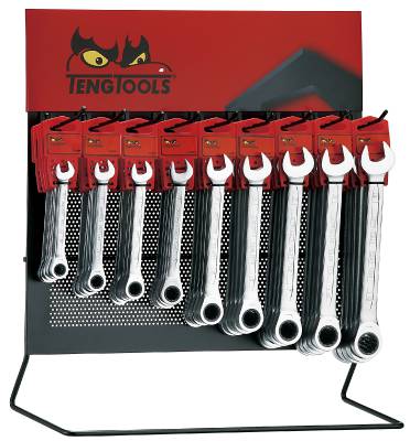 Combination spanners in display Teng Tools DIS-RS65