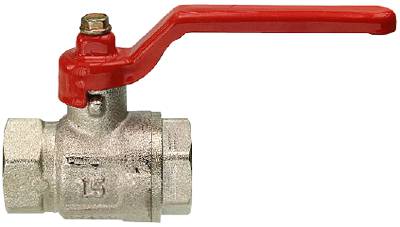 Ball valve for air lines etc.