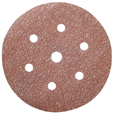 Abrasive paper disc Blue Fire/Norton Pro with 6 + 1 holes (14 mm)