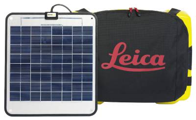 Solar cell panel for Leica Rugby rotating laser