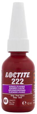 Gänglåsning svag Loctite 222