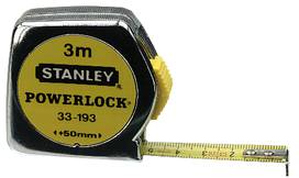 Short steel measuring tape Stanley Powerlock