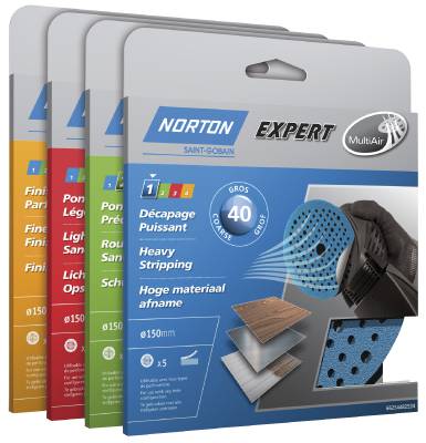 Abrasive paper discs Norton Multi-Air