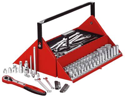 Verktøysett Teng Tools TC187 i verktøykasse