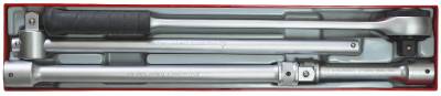 4 pc Extension bars and ratchet handle in set Teng Tools TTX3404S
