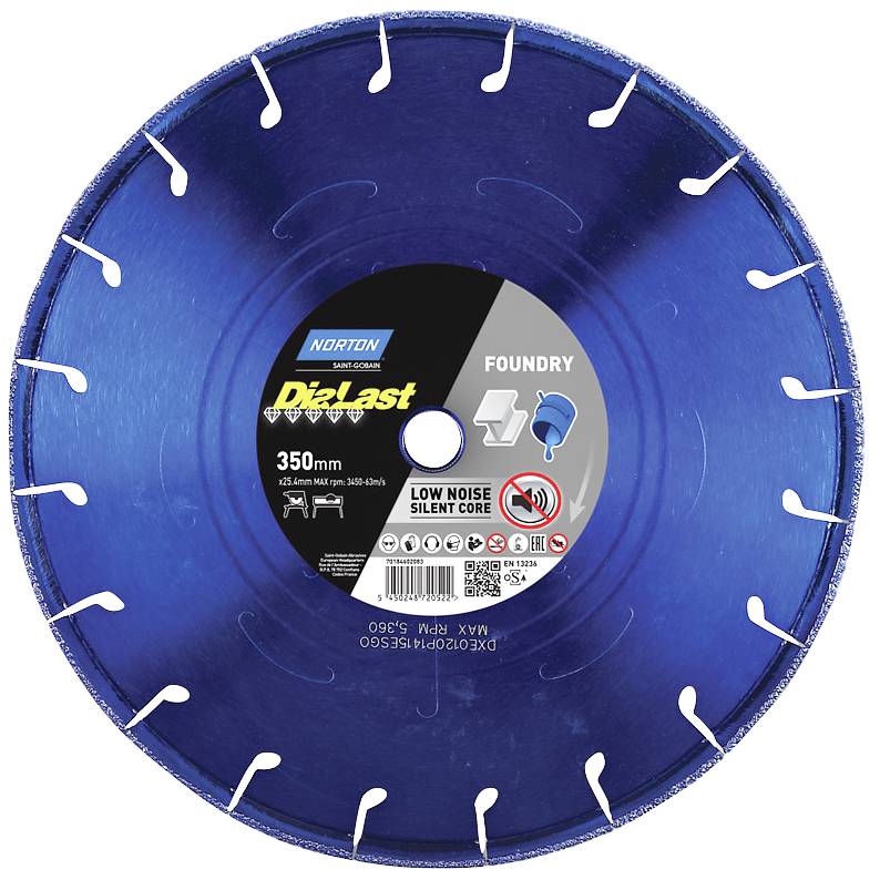 Diamond cutoff blade Norton Dialast Toolstore by Luna Group