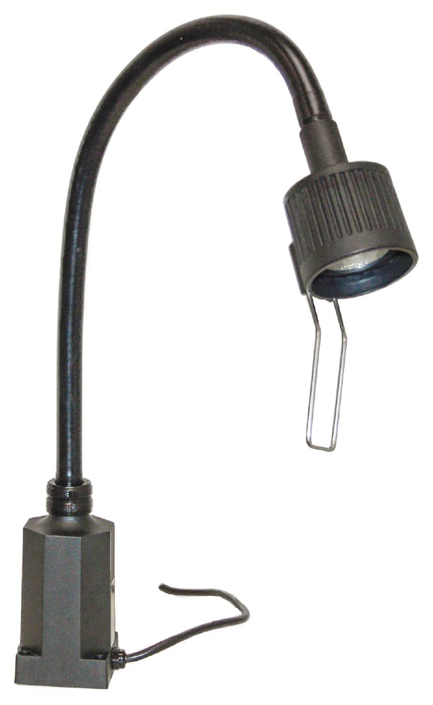 Machine lighting for bench drilling machine, vertical drilling machine, boring and milling