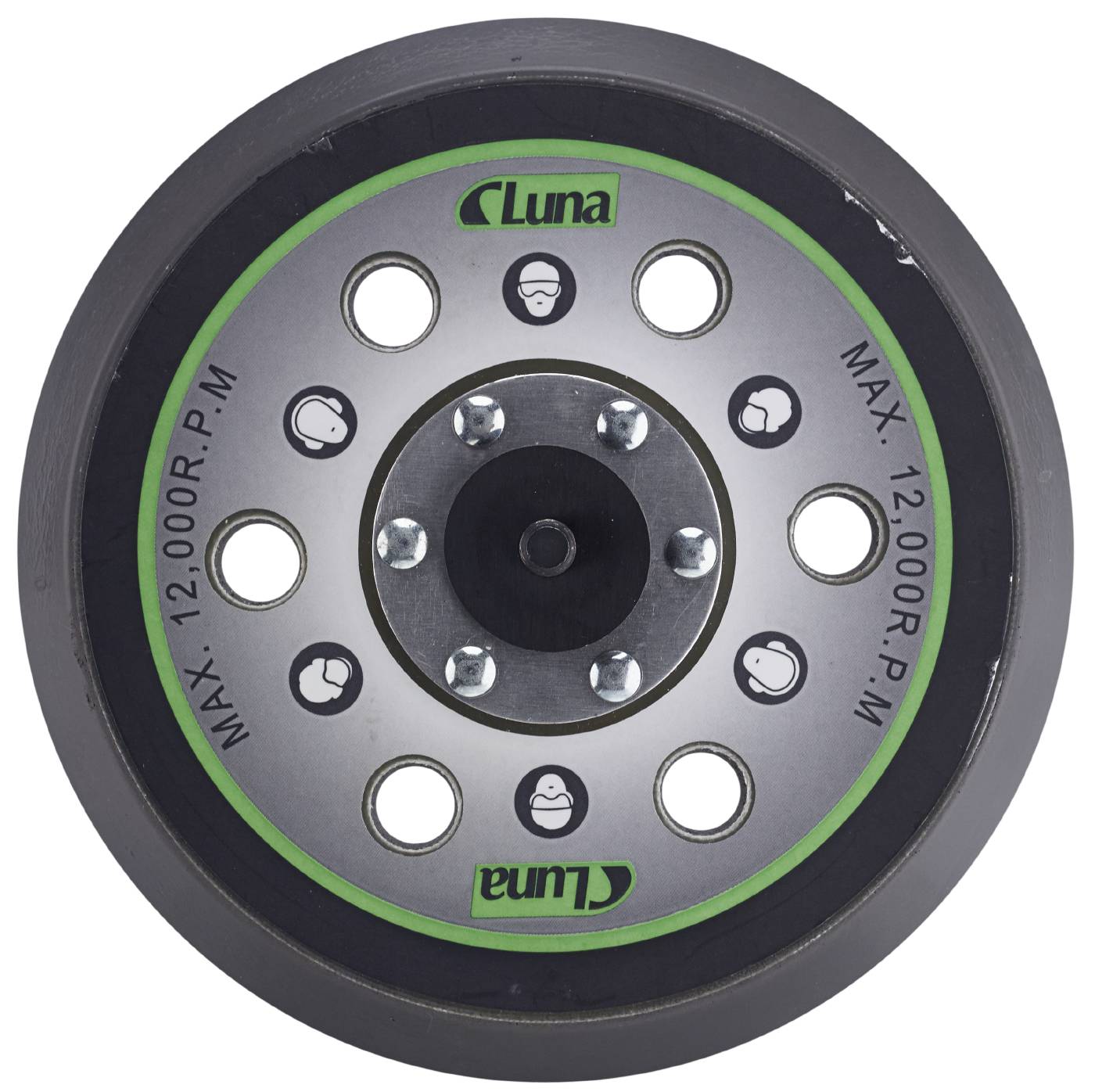 Backup pad for eccentric rotating grinder and angle grinder