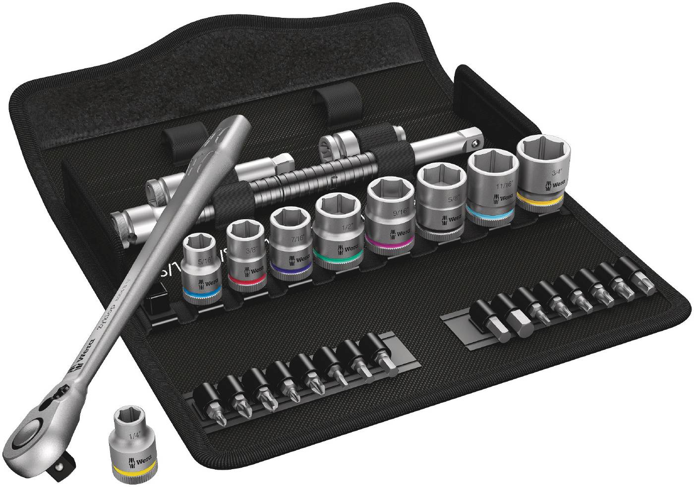 Socket set SB11 Metal Combo inch Wera Toolstore by Luna Group