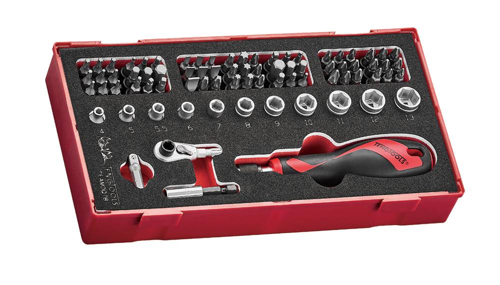 78 piece Bit set Teng Tools TEAMDQ78 | Toolstore by Luna Group