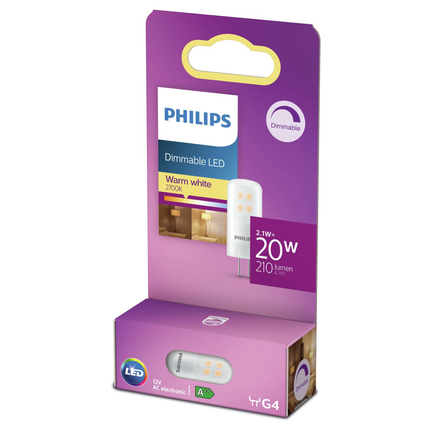 LED capsule G4 dimmable Philips Toolstore by Luna Group
